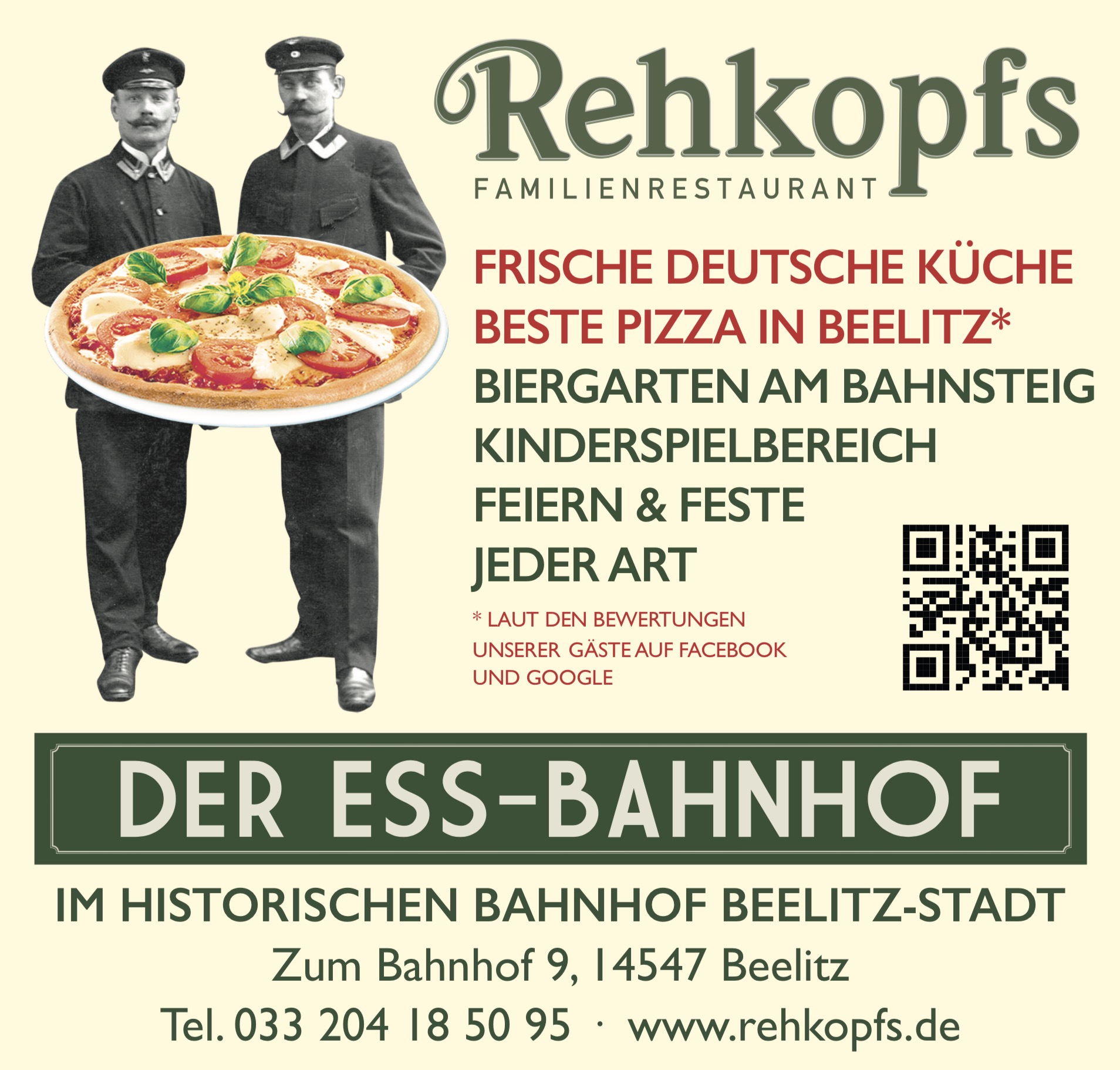 DER ESS-BAHNHOF | Rehkopfs Familienrestaurant