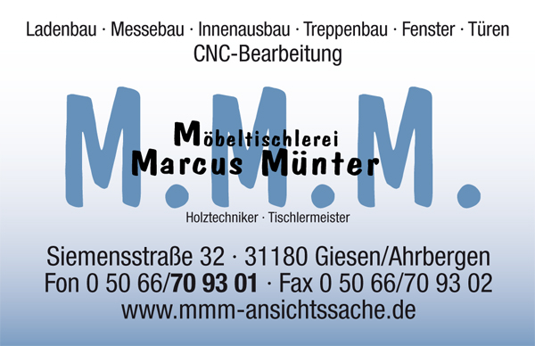 MÖBELTISCHLEREI MARCUS MÜNTER