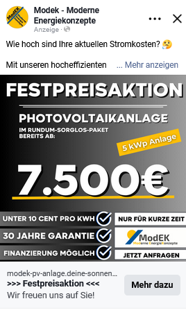 Stromkosten für unter 10ct/kWh