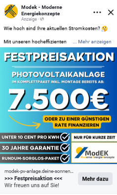 Stromkosten für unter 10ct/kWh